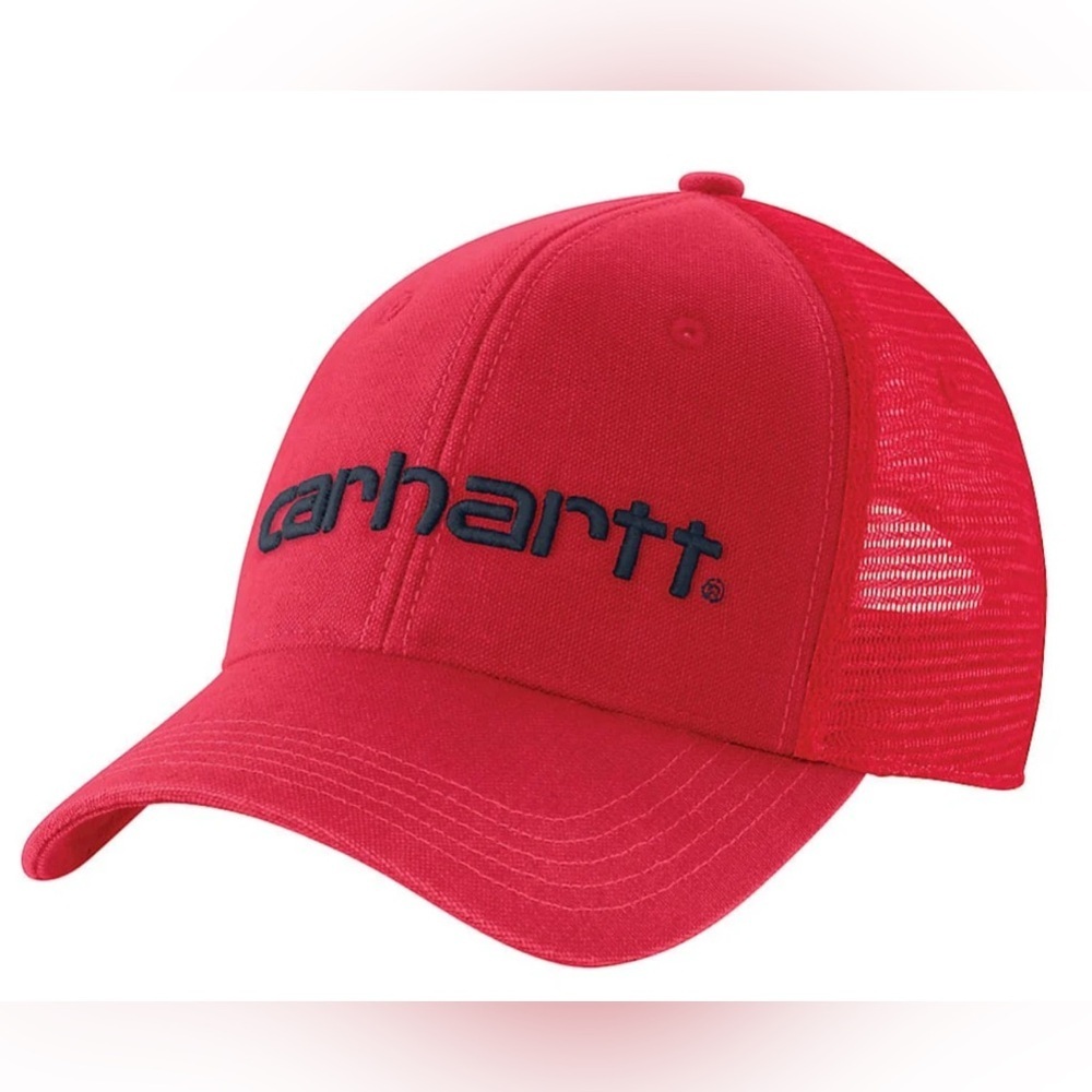 NEW Carhartt Bright Red Cap with Logo